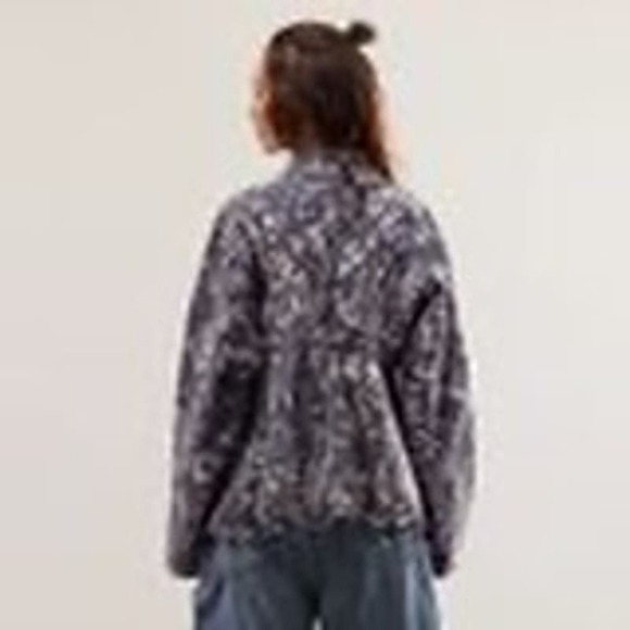 NWOT Free People Lua Bed Jacket Indigo Size Small - Picture 7 of 8